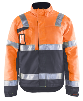 Blåkläder Winterjas High-Vis 48621811 | High Vis Oranje/Medium Grijs | Maat 4XL - 7330509755594