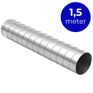 Spirobuis Ø 160mm - Staal - Lengte 1,5 Meter