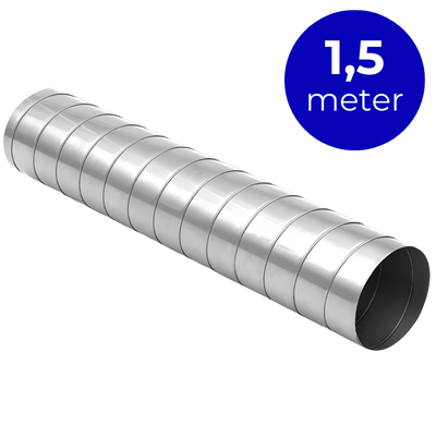 Spirobuis Ø 160mm - Staal - Lengte 1,5 Meter