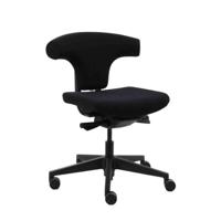 Werkliving T-Bone Black Edition Zwart - Bureaustoel Ergonomisch Design (N)EN 1335