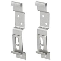 Benson Kentekenplaat klemmen - 2x stuks - RVS - nummerplaat bevestigen - aanhanger