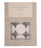 Zusss set 12 waxinelichtjes zand - thumbnail