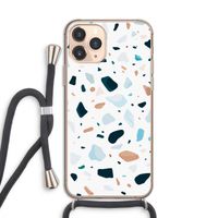 Terrazzo N°13: iPhone 11 Pro Transparant Hoesje met koord