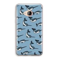 Narwhal: HTC U Play Transparant Hoesje Narwhal: HTC U Play Transparant Hoesje