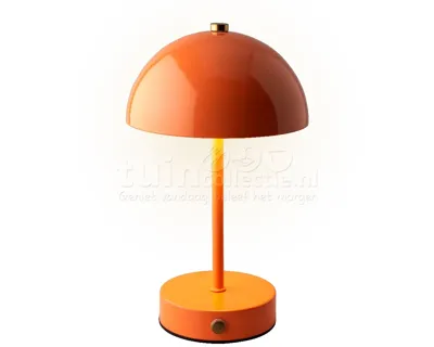 Tafellamp LED Oplaadbaar 25cm Oranje