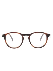 Eyewear by David Beckham lunettes de vue rondes à effet écailles de tortue - Marron