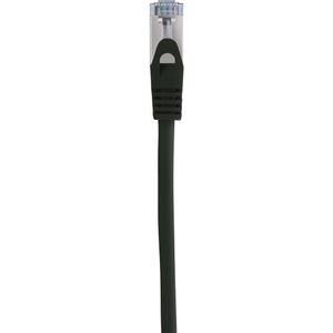 Renkforce RF-5044042 RJ45 Netwerkkabel, patchkabel CAT 6A S/FTP 1.00 m Zwart Vlambestendig 1 stuk(s)