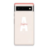 Strawberry Milkshake: Google Pixel 6 Transparant Hoesje