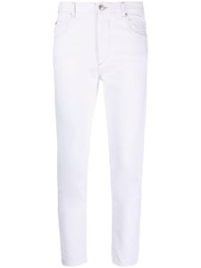 MARANT ÉTOILE pantalon en coton Nea à coupe slim - Blanc