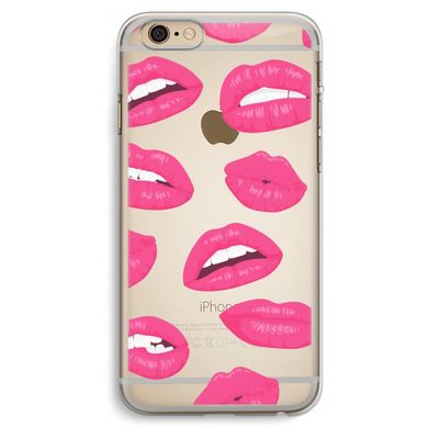 Bite my lip: iPhone 6 Plus / 6S Plus Transparant Hoesje