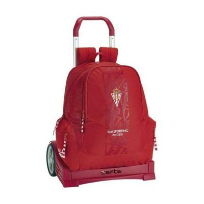 Schoolrugzak met Wielen Evolution Real Sporting de Gijón Rood