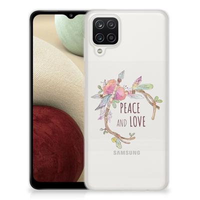 Samsung Galaxy A12 Telefoonhoesje met Naam Boho Text Samsung Galaxy A12 Telefoonhoesje met Naam Boho Text