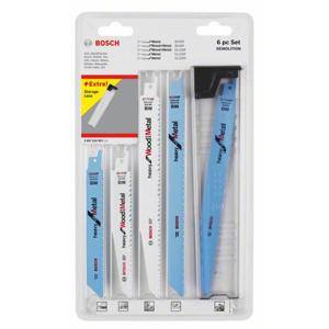 Bosch Accessories 2607010907 Sabelzaagbladenset Demolition, 6-delig 1 set(s)