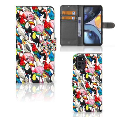 Motorola Moto G22 | Telefoonhoesje | Met pasjeshouder | Birds