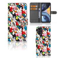 Motorola Moto G22 | Telefoonhoesje | Met pasjeshouder | Birds