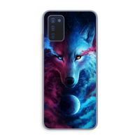 Where Light And Dark Meet: Samsung Galaxy A03s Transparant Hoesje