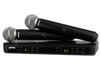 Shure BLX288E/SM58-H8E - draadloos systeem met ontvanger en twee SM58-microfoons