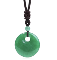 Groene jade ketting - geluk & harmonie - Kettingen - Spiritueelboek.nl