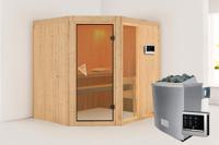 Karibu | Fiona 2 Sauna | Kachel 9 kW Externe Bediening - thumbnail