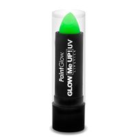 Lippenstift/lipstick - neon groen - UV/blacklight - 4,5 gram - schmink/make-up - thumbnail