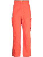 Henrik Vibskov pantalon droit à poches cargo - Orange