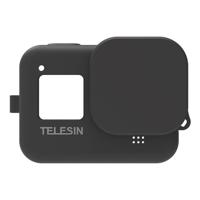Telesin Beschermhoes siliconen, zwart voor GoPro 8