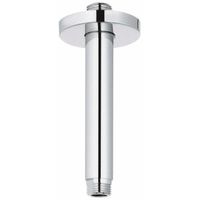 GROHE Rainshower Douchearm - plafondarm 15cm - ronde rozet - chroom 28724000 - thumbnail