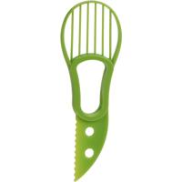 Excellent Houseware Avocado snijmes - groen - 3-in-1 - Avocadomessen - avocadosnijders
