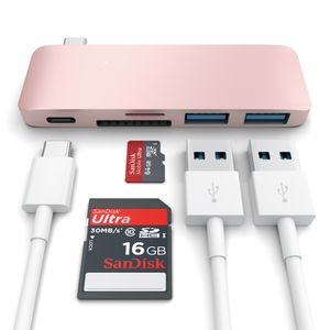 Satechi USB-C 3.0 3 in 1 Hub rose gold - ST-TCUPR