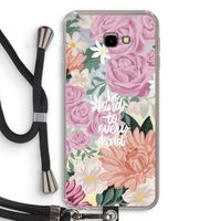 Kindness matters: Samsung Galaxy J4 Plus Transparant Hoesje met koord