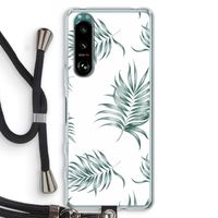 Simple leaves: Sony Xperia 5 III Transparant Hoesje met koord