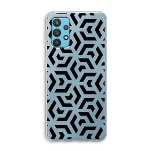 Crazy pattern: Samsung Galaxy A32 4G Transparant Hoesje