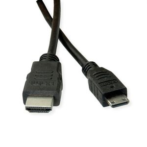 ROLINE GREEN HDMI High Speed Kabel met Ethernet, HDMI male - Mini HDMI male, 2 m