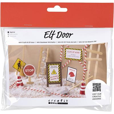 Creativ Company Mini hobbyset kabouterdeur, in aanbouw, 1 doos
