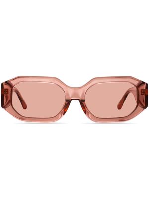 Linda Farrow lunettes de soleil Blake à monture ovale - Rose
