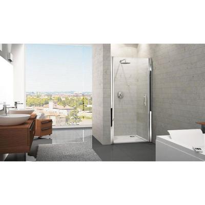 Novellini Young 2.0 1B draaideur voor nis 87/91x200cm chroom/satin y21b87-4k