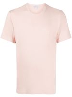 James Perse t-shirt en coton à col rond - Rose - thumbnail