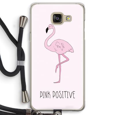 Pink positive: Samsung Galaxy A5 (2016) Transparant Hoesje met koord
