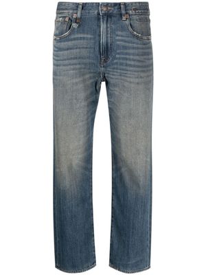 R13 jean ample à taille mi-haute - Bleu