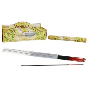 Wierook sticks in huisgeur Vanille - 40x sticks van 22 cm - Ontspannend - 24 grams