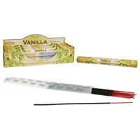 Wierook sticks in huisgeur Vanille - 40x sticks van 22 cm - Ontspannend - 24 grams