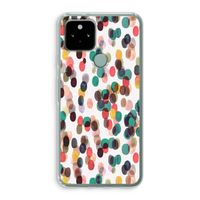 Tropical Dots: Google Pixel 5 Transparant Hoesje