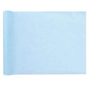 Tafelloper op rol - lichtblauw - 30 cm x 10 m - non woven polyester