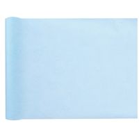 Tafelloper op rol - lichtblauw - 30 cm x 10 m - non woven polyester
