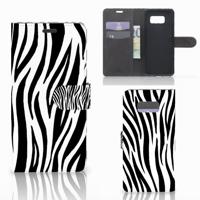 Samsung Galaxy S8 Plus | Telefoonhoesje | Met pasjeshouder | Zebra