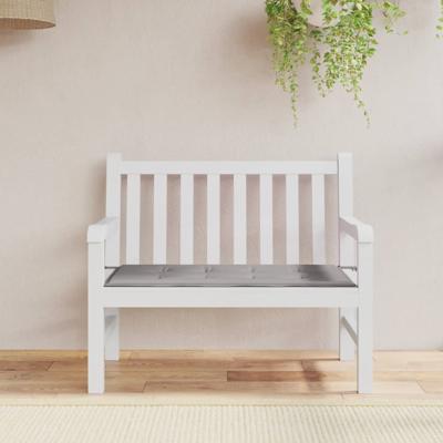 VidaXL Tuinbankkussen 100x50x4 cm oxford stof grijs