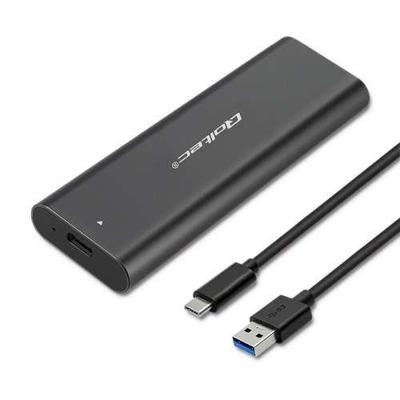 Qoltec 50311 behuizing voor opslagstations SDD-behuizing Zwart M.2