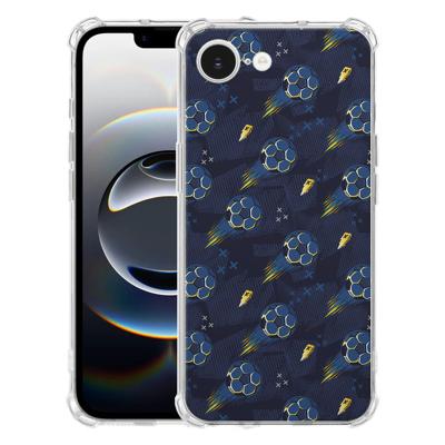 Apple iPhone 16e Hoesje - Voetbal TPU Antishock Apple iPhone 16e Hoesje - Voetbal TPU Antishock