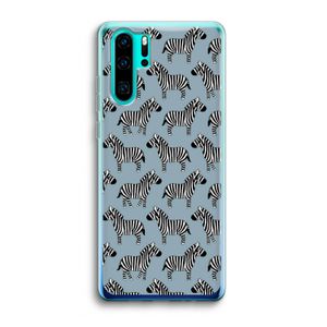 Zebra: Huawei P30 Pro Transparant Hoesje