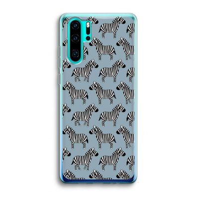 Zebra: Huawei P30 Pro Transparant Hoesje